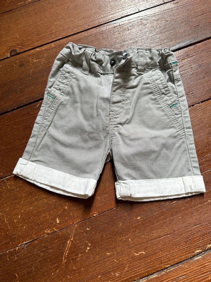 Short Obaïbi gris 6 mois