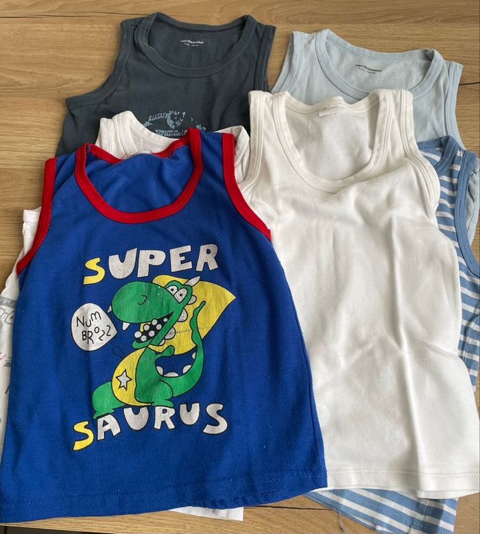 Lots 6 T-Shirts Débardeurs Vertbaudet Garçon Taille 5 ans Vertbaudet - photo numéro 8