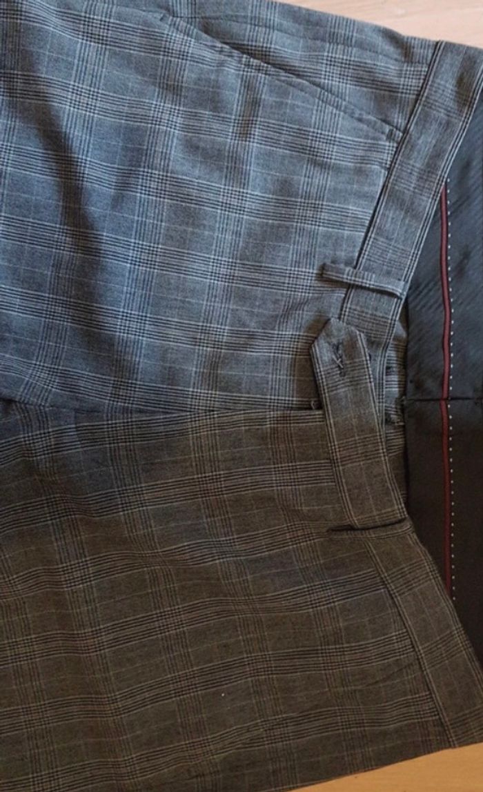 Pantalon carreaux ajuster - photo numéro 4