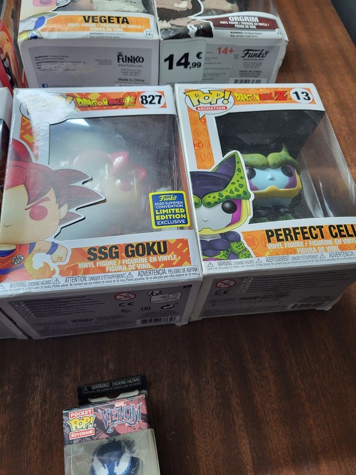 Lot de 7 Figurine POP Dragon ball, Warcraft, DC et Marvel - photo numéro 10