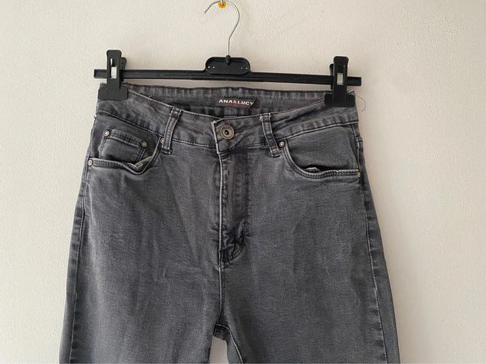 Jeans skinny gris T40 - photo numéro 2