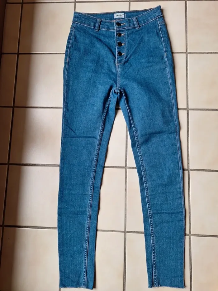 Jean skinny bleu moyen Kiabi 36