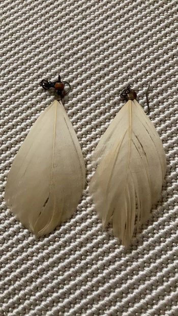 Boucles d’oreilles plumes