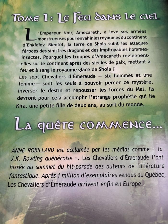 Les chevaliers d’Emeraude - photo numéro 4