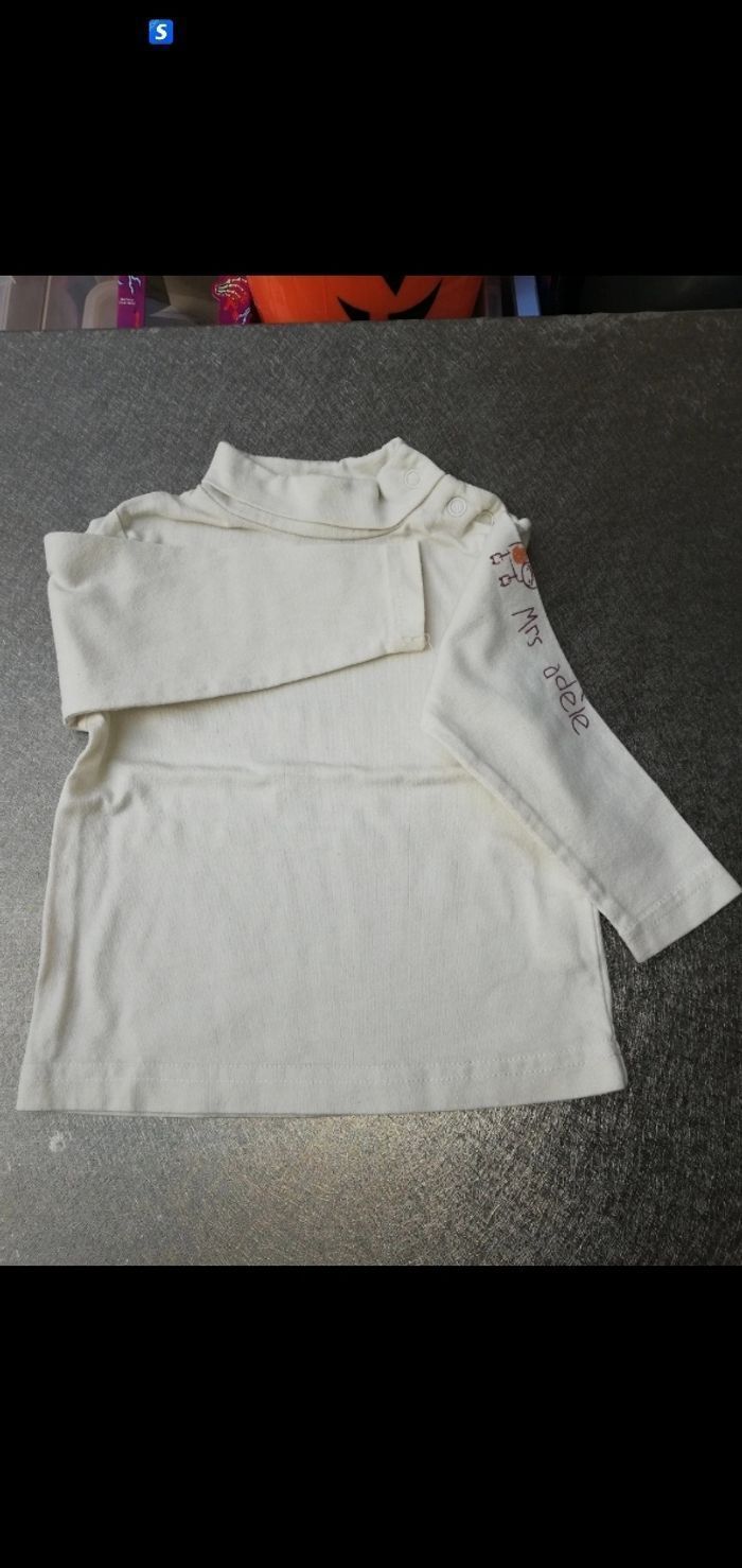 Sous pull crème
Mrs Adele
12 mois fille
Babywear tex