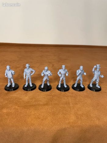 Figurines miniatures film Rocky Sylvester Stallone avec Mickey, Rocky Balboa, Apollo, Ivan Drago