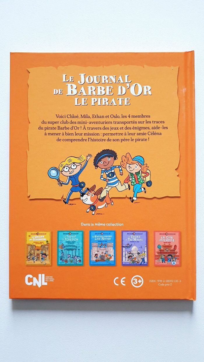 Neuf livre enfant Hachette Jeunesse Le journal de Barbe d Or le pirate - photo numéro 2