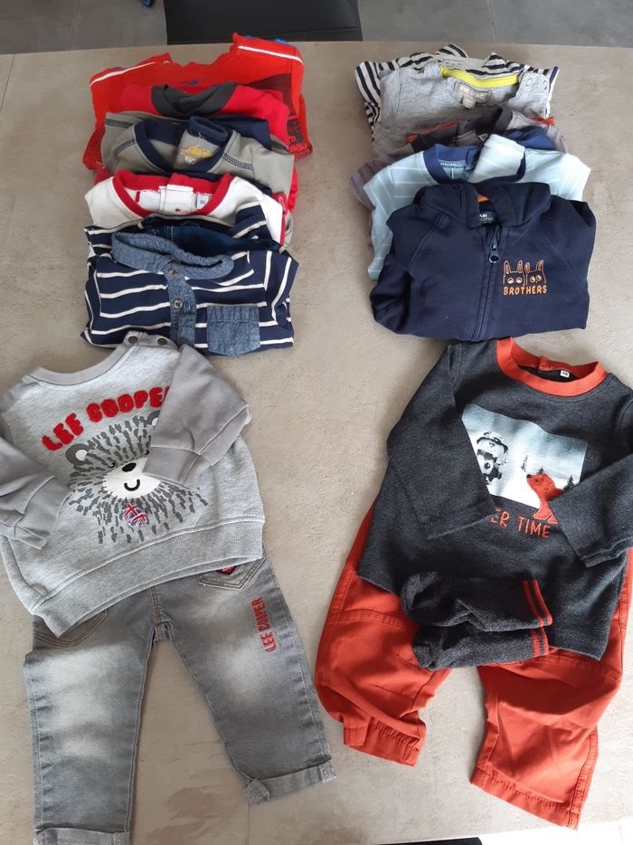 12 ensembles garcons 6 mois