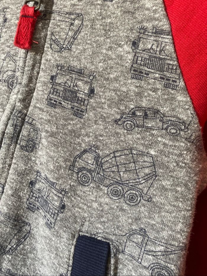 Gilet molletonné engins de chantier 2/3 ans C&A - photo numéro 2