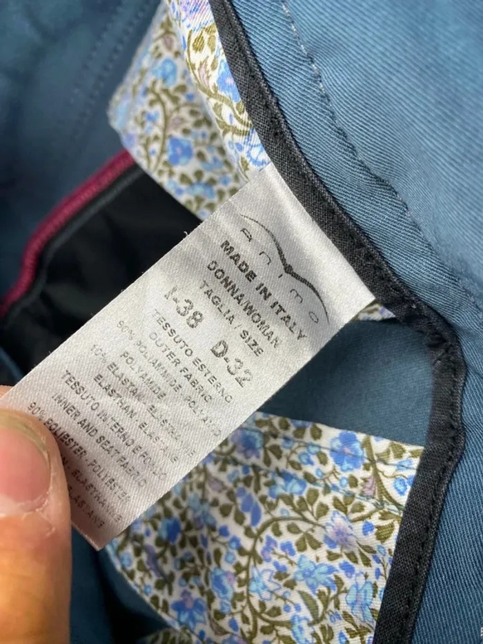 Pantalon d’équitation Animo gris-bleu – Taille 34 – Très bon état - photo numéro 13