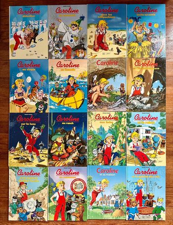 Lot de 16 albums Caroline Pierre Probst livres bd vintage Hachette collection