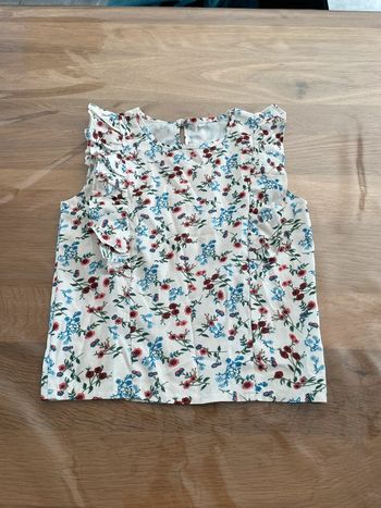 Tee shirt à fleurs fille 7 ans