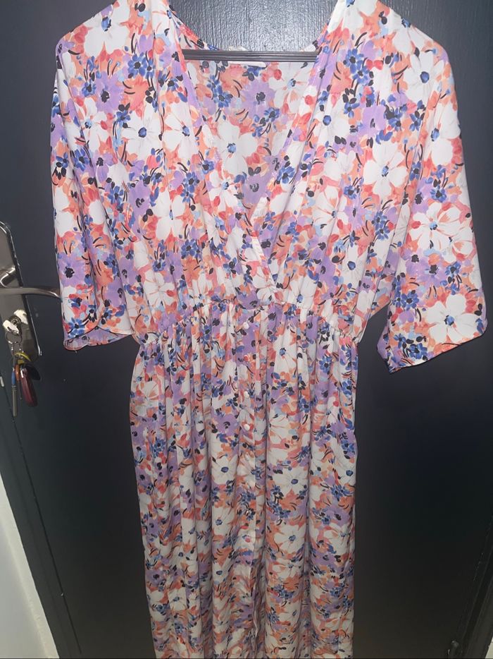 Sublime robe longue fleurie - photo numéro 2