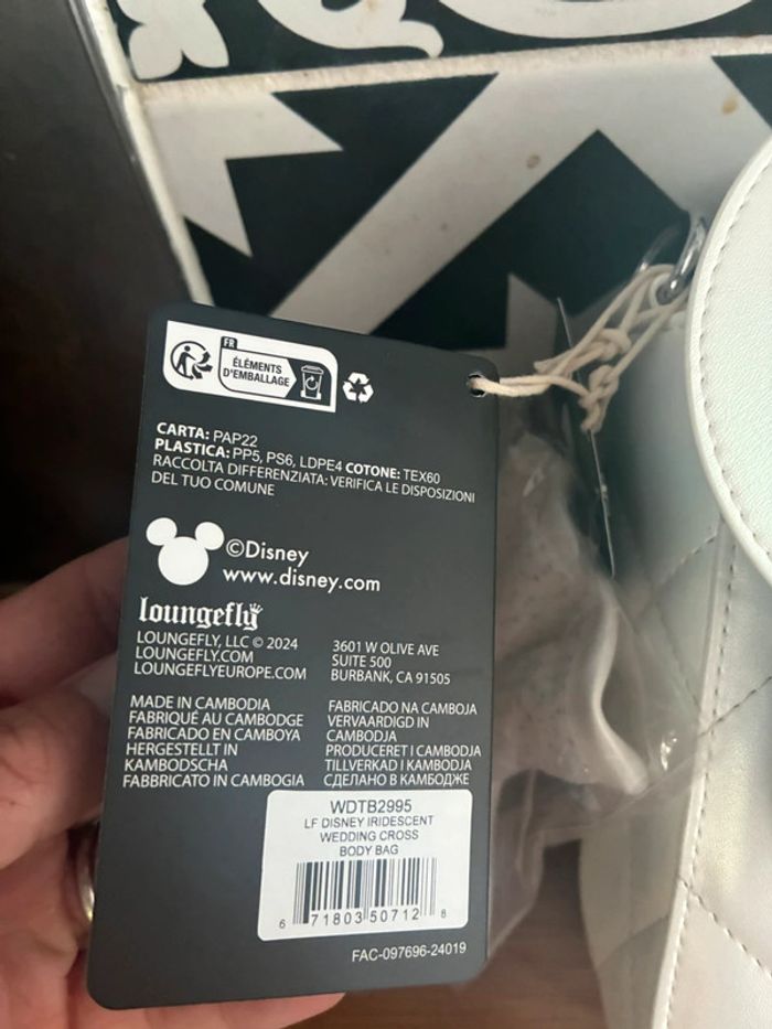 Sac à main Minnie wedding loungefly - photo numéro 5