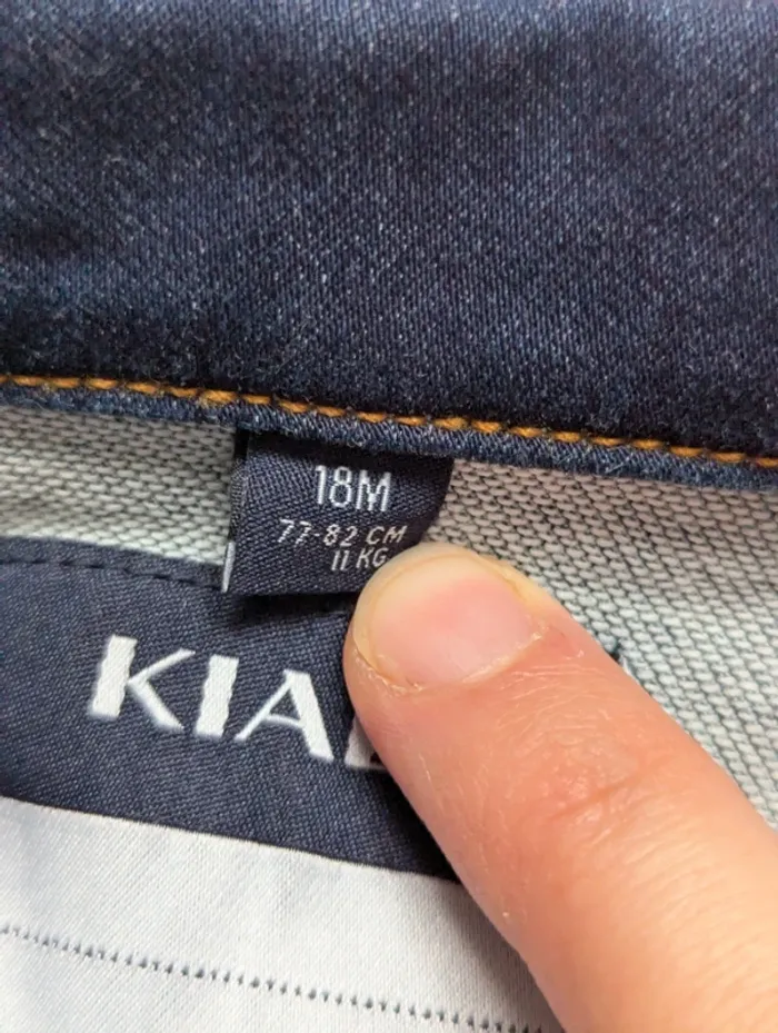 Veste en jean 18 mois - photo numéro 3