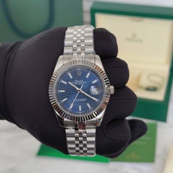Rlx datejust bleu