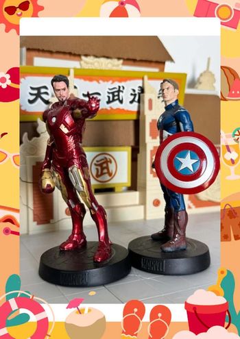 Lot Iron Man et Captain America Altaya