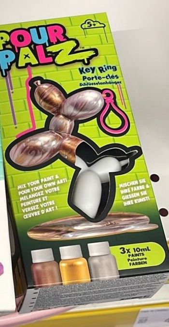 Chien porte clé à peindre 