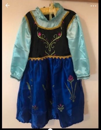 Déguisement reine de neige Anna 6 ans
