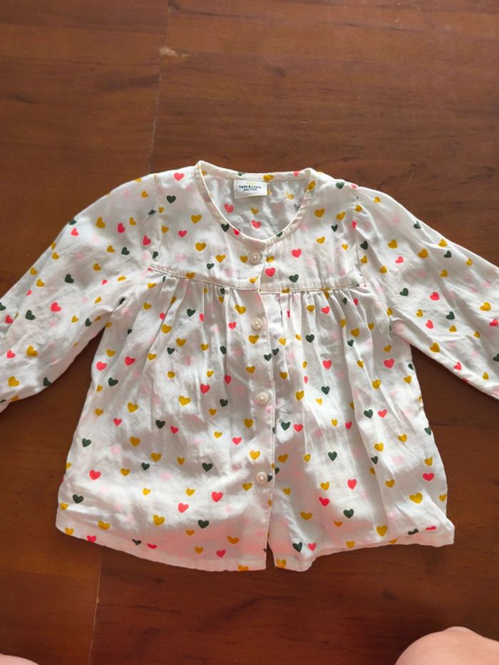 Blouse Tape à l'oeil 9 mois très bon état