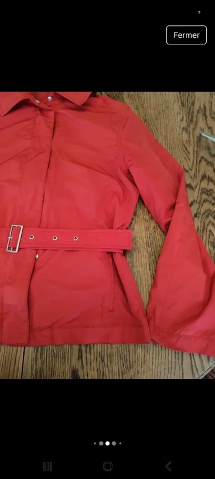 Jolie Veste coupe vent rouge St Oliver fr 42 - photo numéro 12