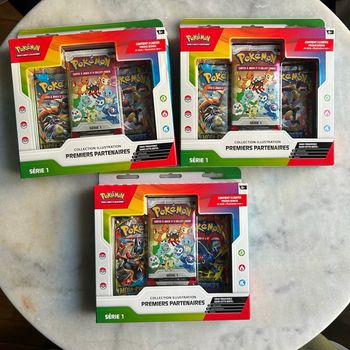 Lot de 3 coffrets Pokémon “Premiers Partenaires” – Série 1