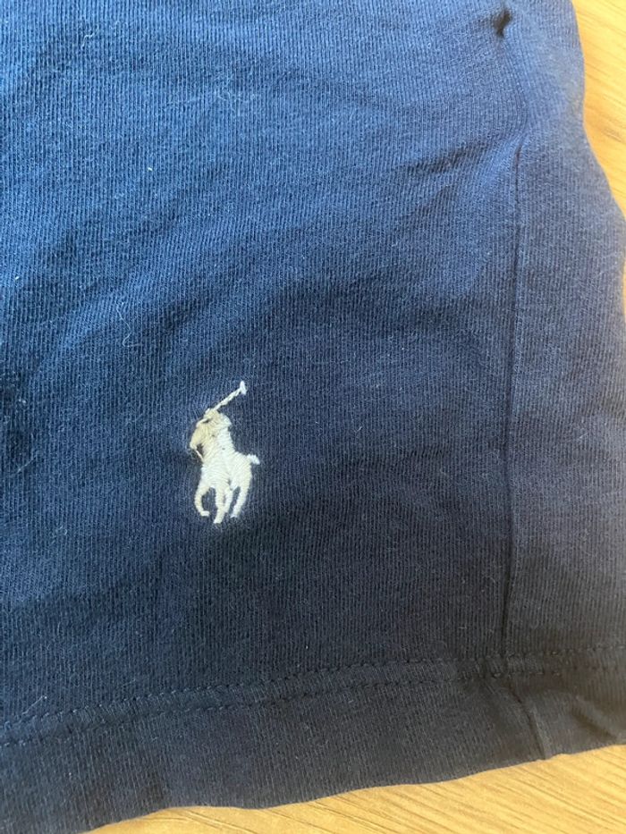 T-shirt bleu marine Ralph Lauren femme/homme - photo numéro 3