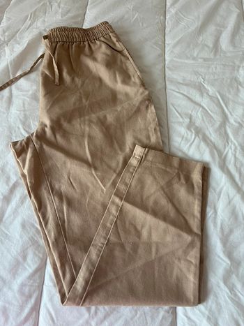 Pantalon fluide femme beige Vila en 38