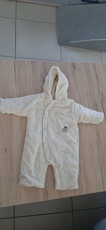 Combinaison bébé blanche