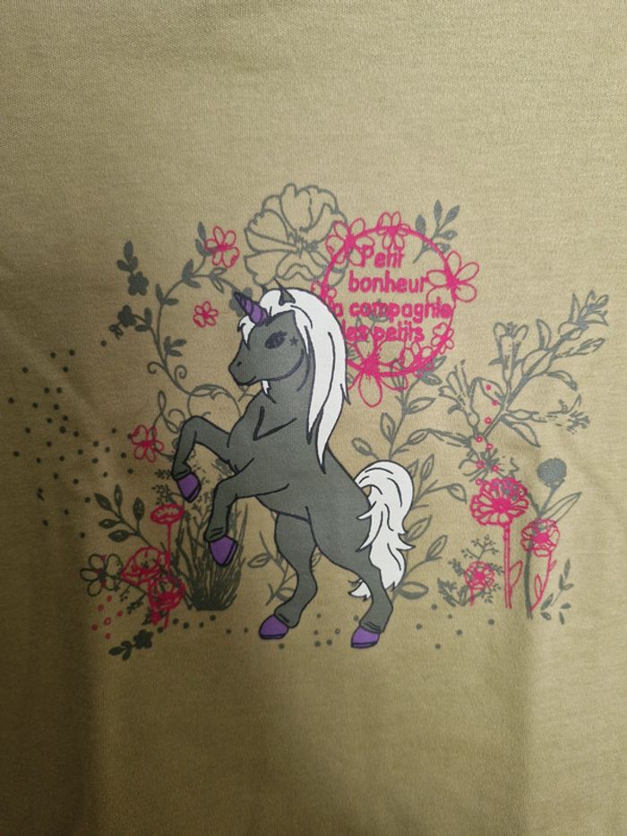 T-shirt manches longues enfant 2 ans La compagnie des petits Coton - photo numéro 2