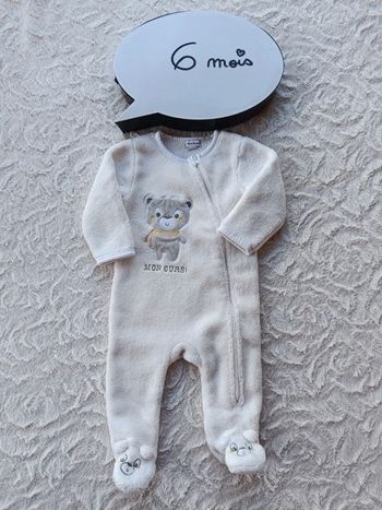 Pyjama surpyjama combinaison Garçon 6 mois mon ours Pat et Ripaton