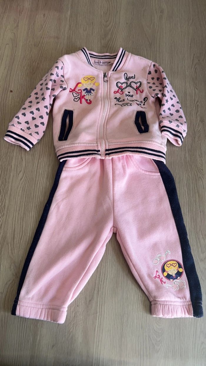 Jogging veste zippé Tom et Kiddy en 12 mois