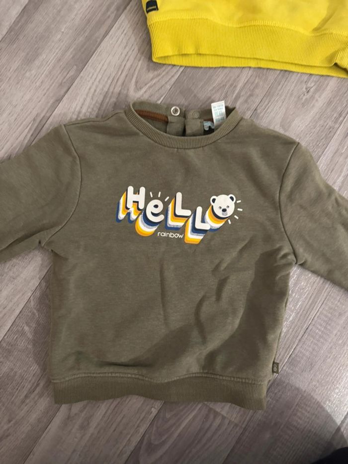Lot de 2 sweat-shirt 18 mois - photo numéro 2