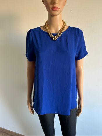 Blouse bleue à manches courtes Morgan taille 36 jamais portée