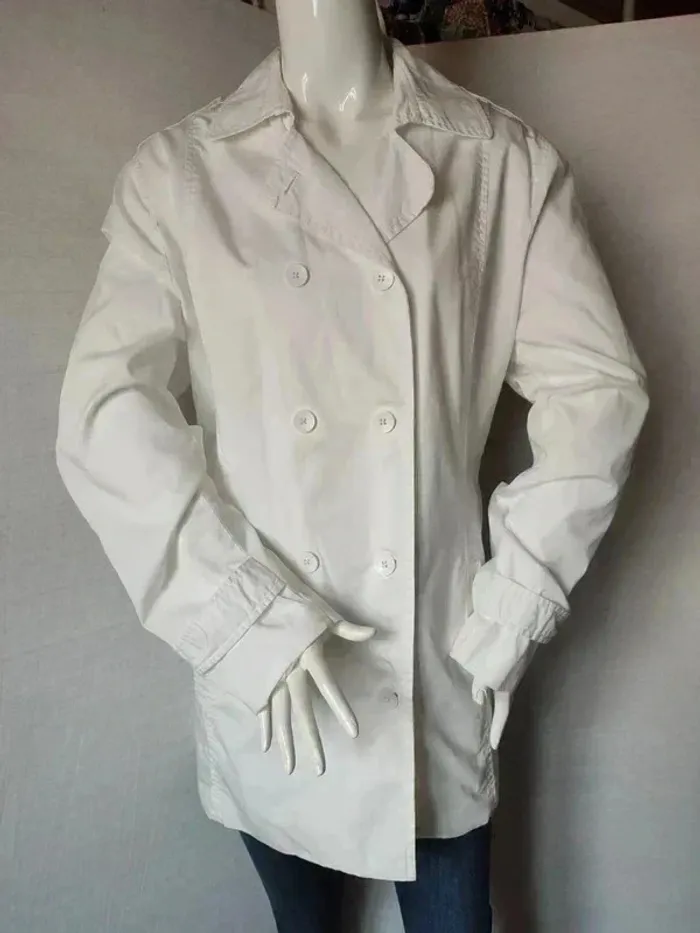 Trench blanc