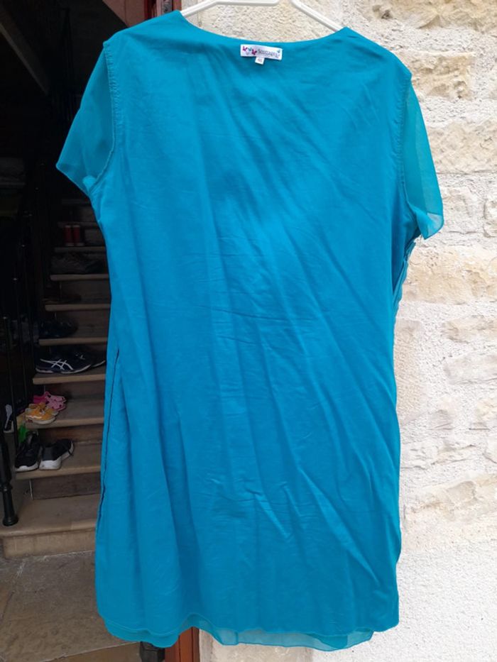 Robe longue bleue clair - photo numéro 2