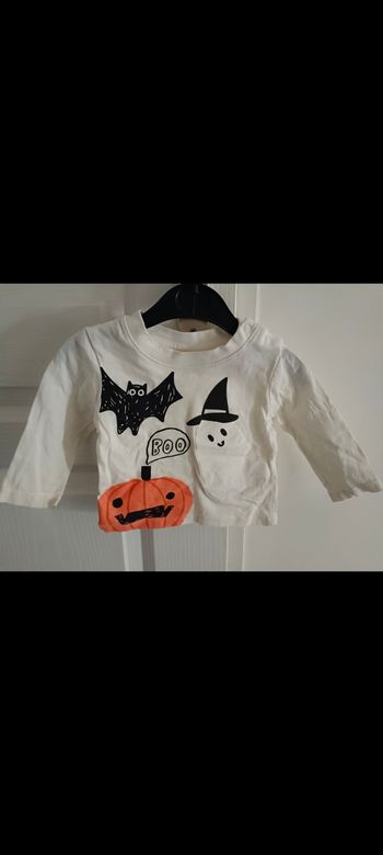 Tee-shirt manches longues bébé Halloween