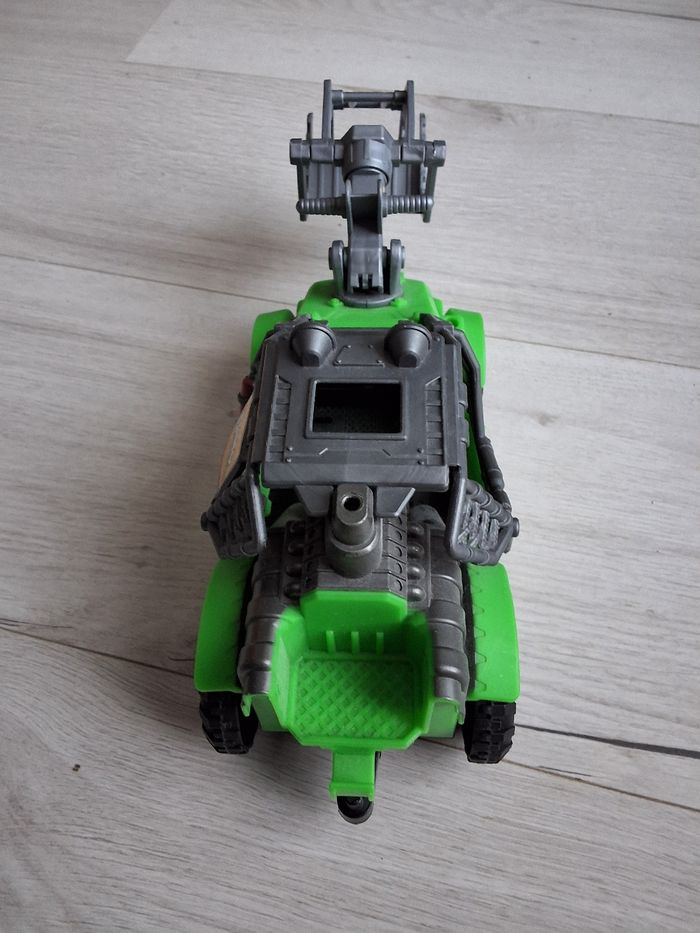 Jouet voiture attrape dinosaure type quad vert et gris 30 cm de long - photo numéro 5