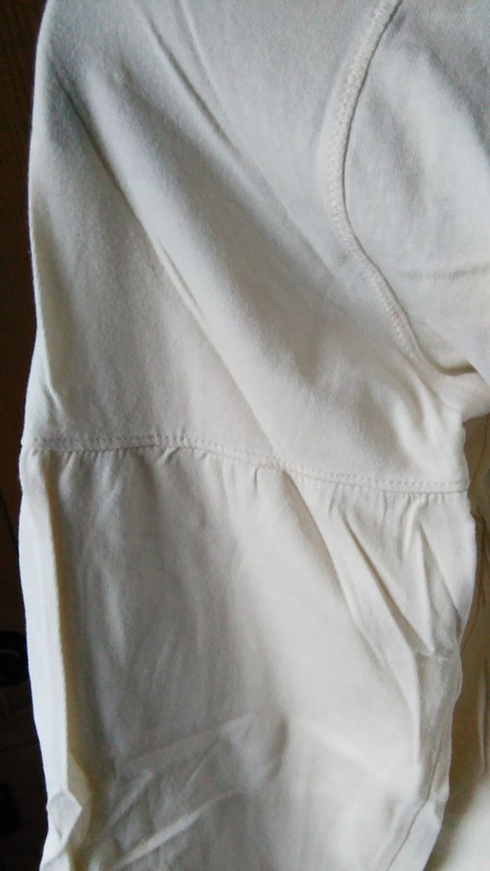 Col montant blanc crème La Redoute - photo numéro 3