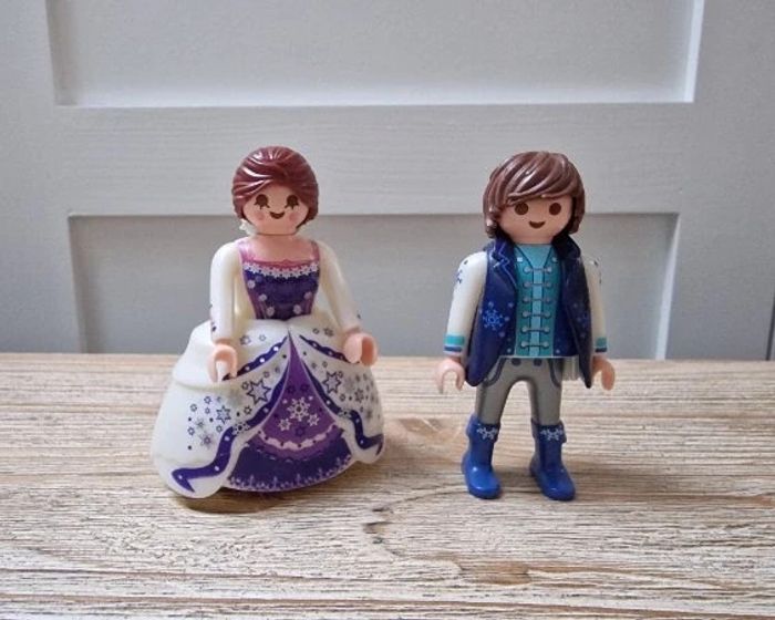 Princesse et prince Playmobil violet