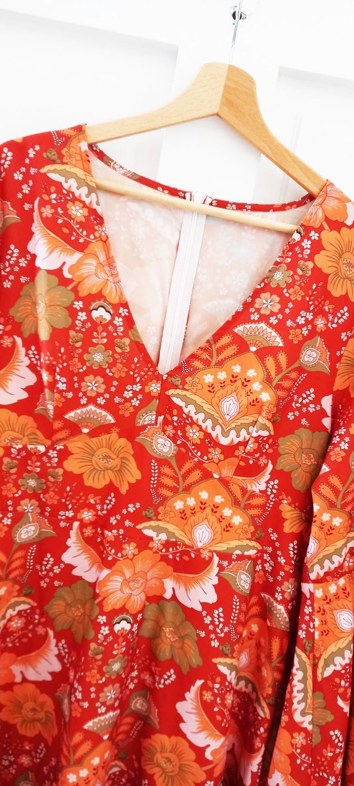 Robe courte style hippie vintage - Cider - (L/ XL) - photo numéro 2