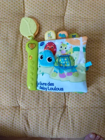 Livre d'éveil musical et sensoriel vtech baby loulous