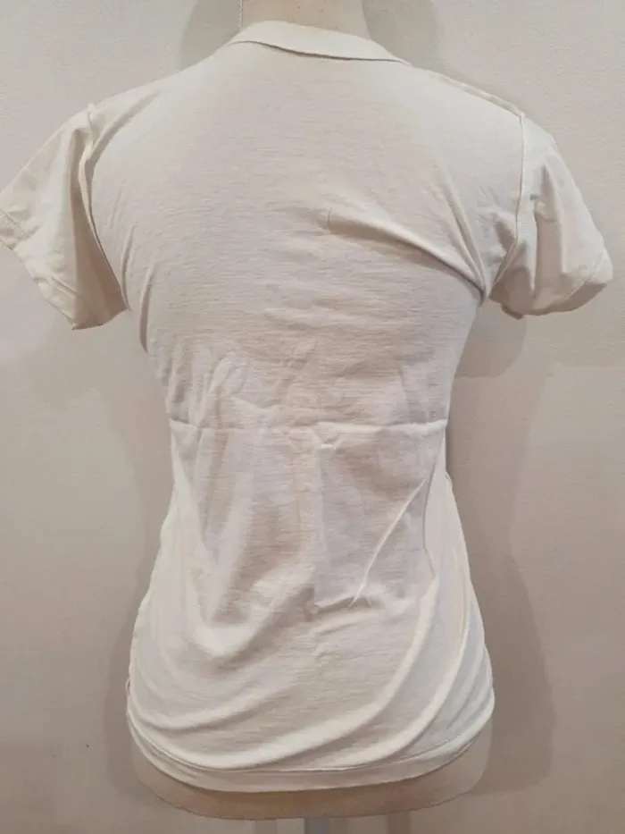 Tee shirt blanc noir taille S 36 John lennon yoko ono - photo numéro 8