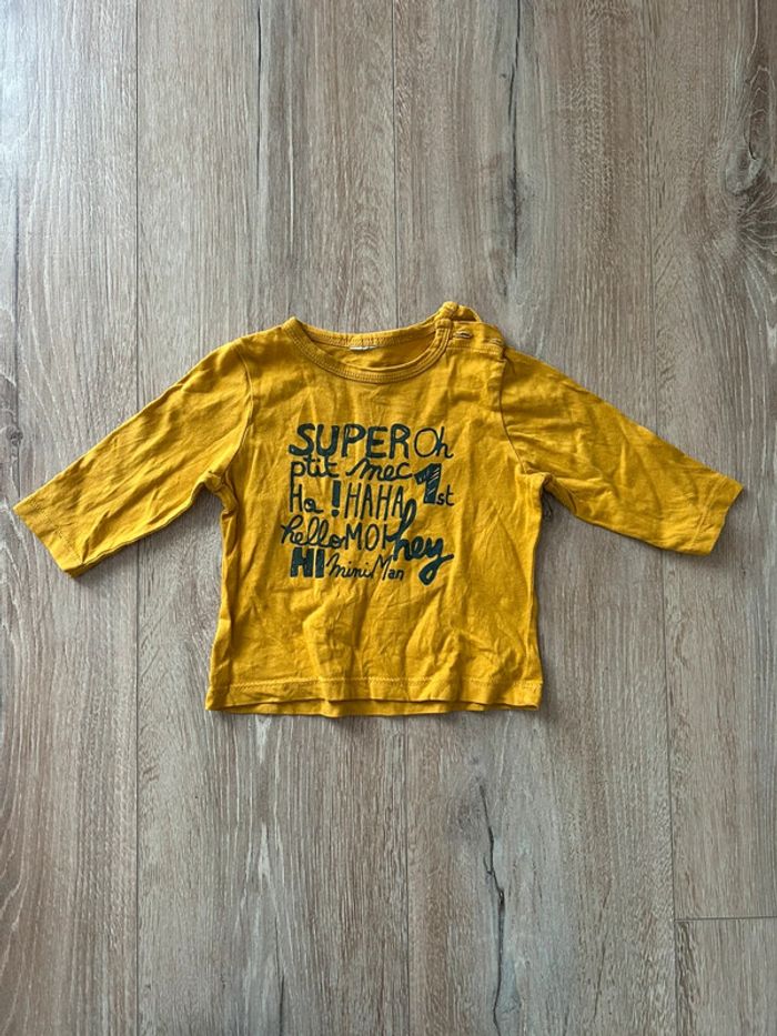 T-shirt manches longues 6 mois