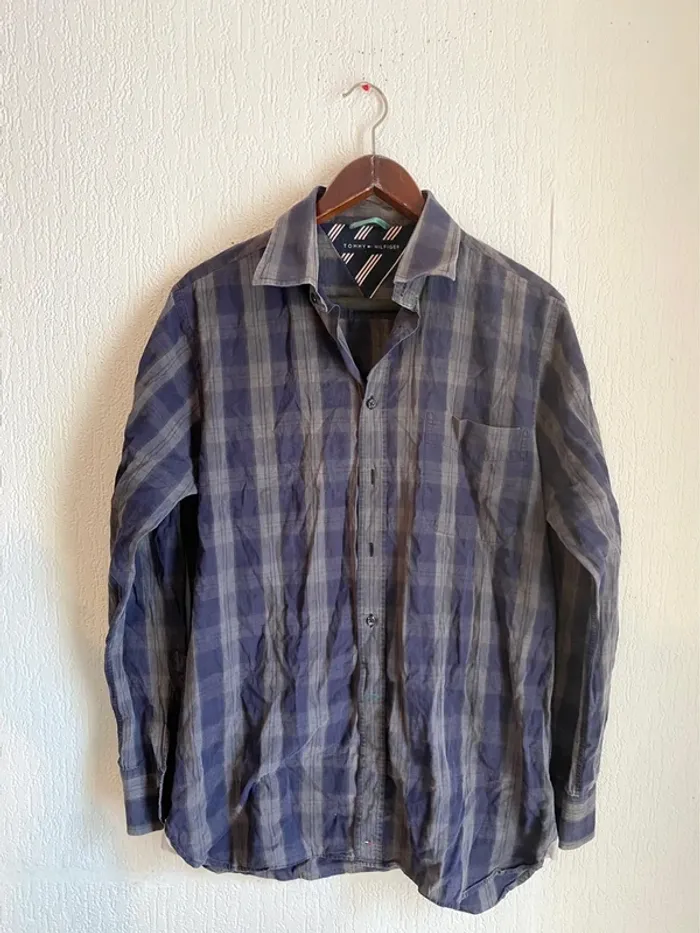 Chemise manches longues à carreaux Tommy Hilfiger