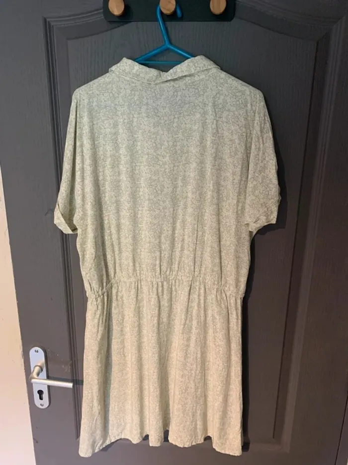 Robe Gémo vert pastel - Taille 40 - photo numéro 3