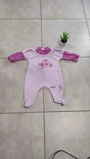 🌙 Pyjama dors-bien velours 3 mois | Micro-tâche | Réductions sur les lots 🌟