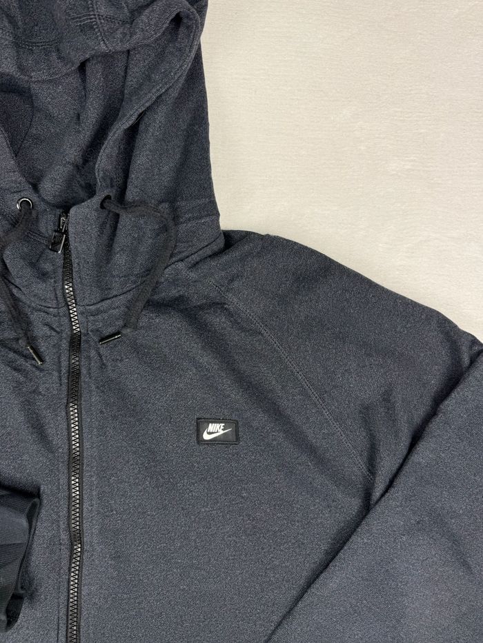 Nike Hoodie Zippé Homme taille L Sweat à Capuche Gris Anthracite Full Zip Sportswear #00225 - photo numéro 2