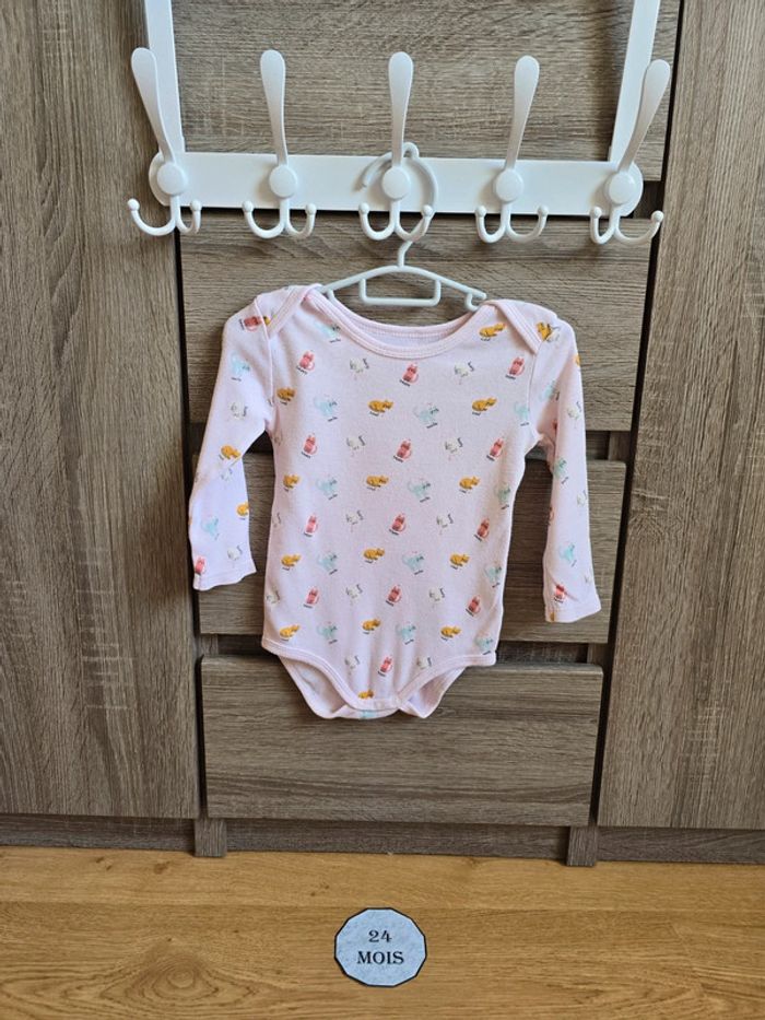 Vêtement Bébé Fille - Pyjama rose - In extenso - 86 cm - photo numéro 5