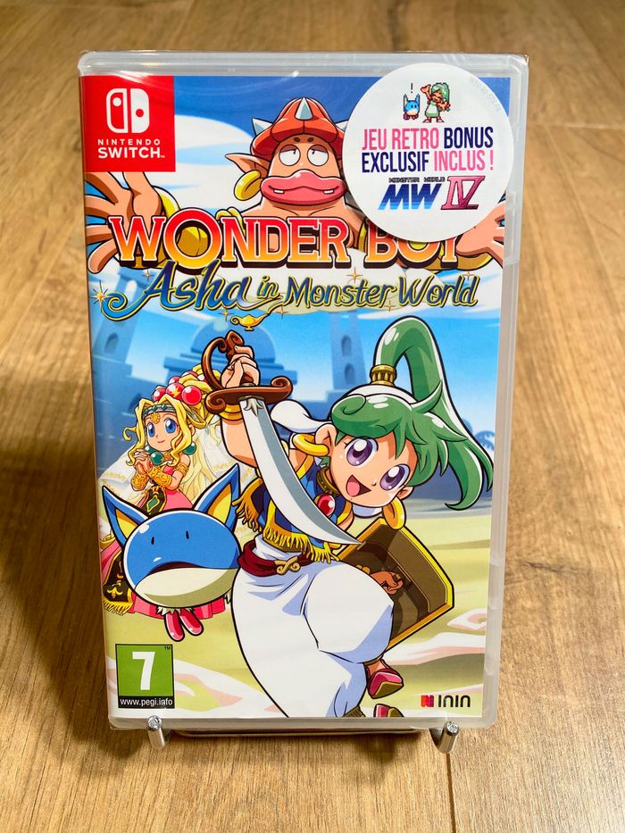 Wonder boy asha in monster world - switch - jeu neuf sous blister